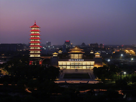 好美！大运河博物馆夜景太美了