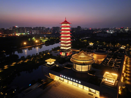 好美！大运河博物馆夜景太美了