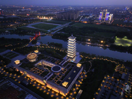 好美！大运河博物馆夜景太美了