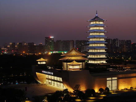 好美！大运河博物馆夜景太美了