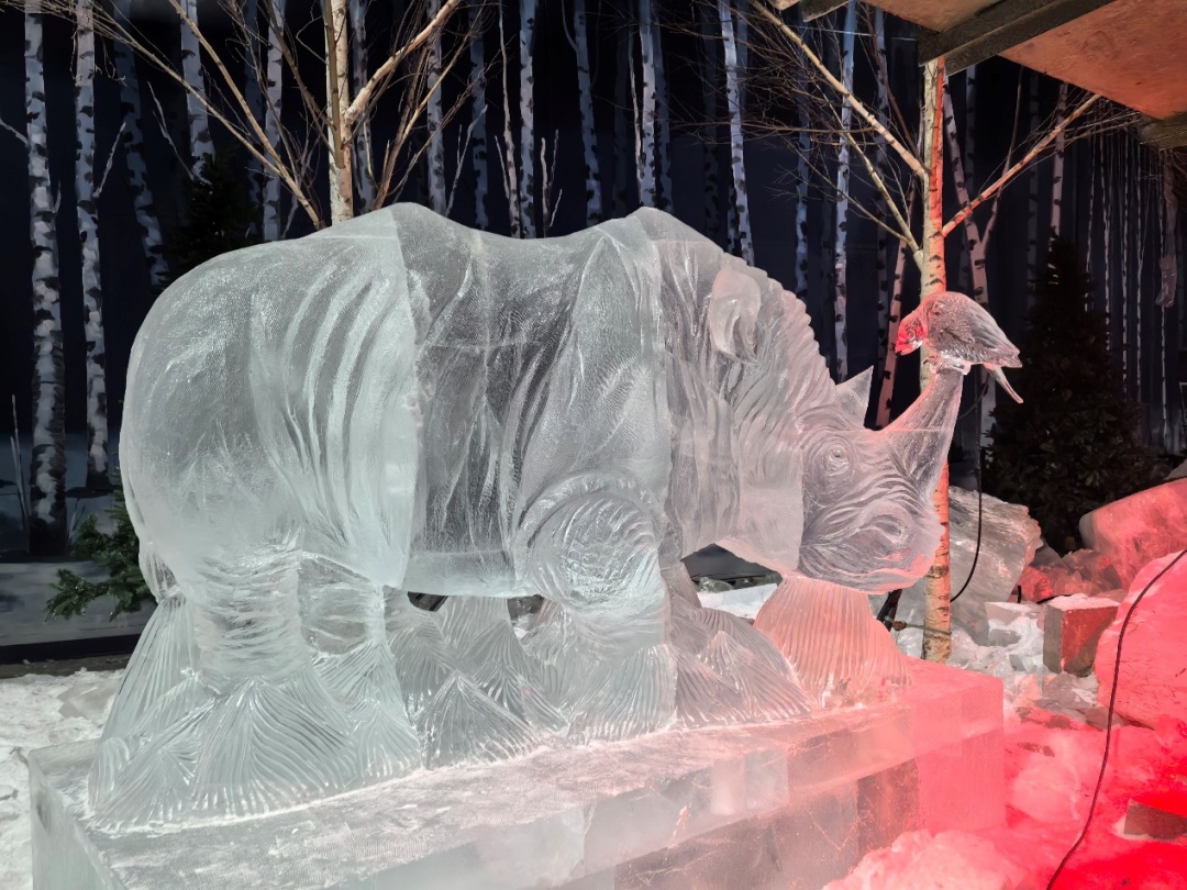 哈尔滨冰雪大世界梦幻冰雪馆冰建完成60% 6月竣工迎客