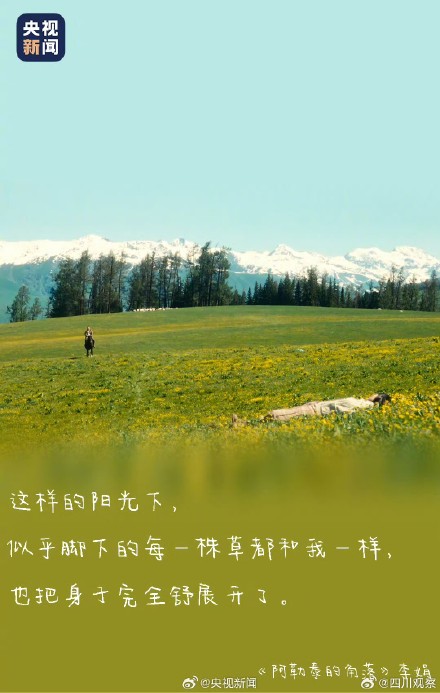 网友新疆拍到隧道前后2种美景 网友新疆拍到隧道前后2种美景