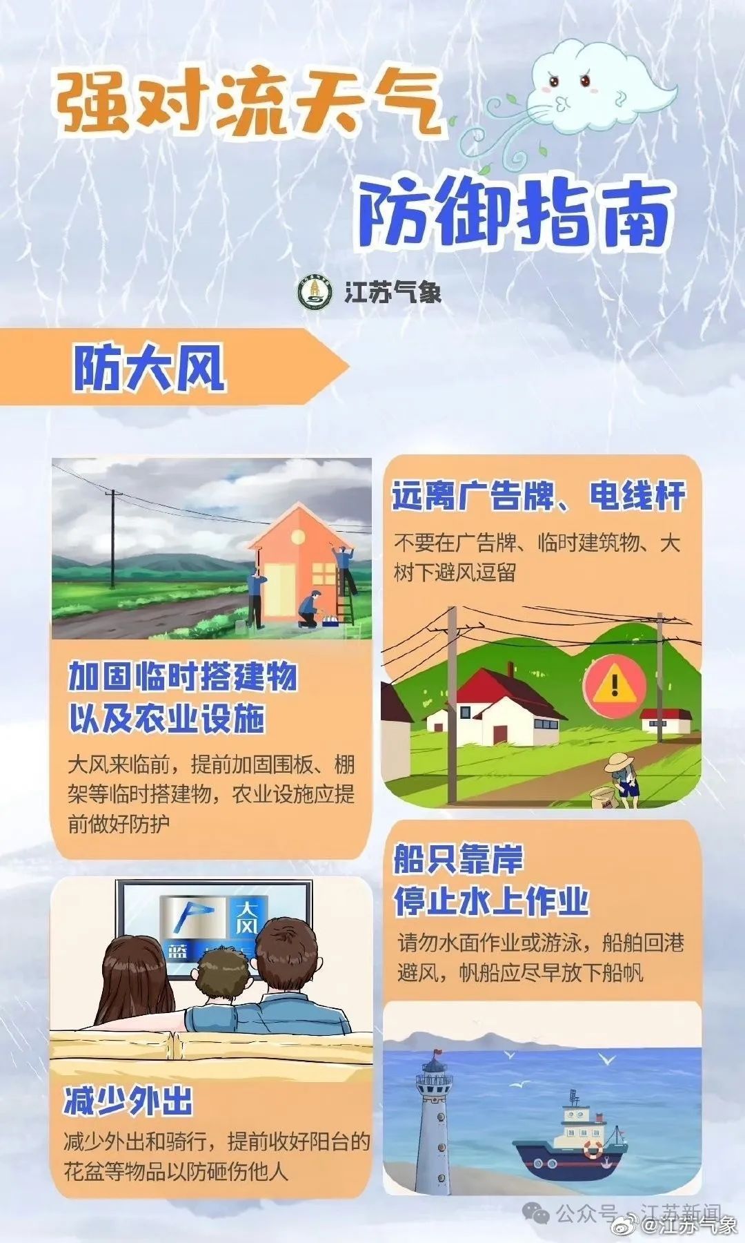 强降雨!10级雷暴大风!江苏气象最新预警! 强降雨!10级雷暴大风!江苏气象最新预警!