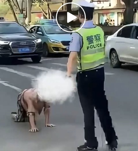 72岁老人爬行抓扯交警并呼喊“警察打人”，警方通报！