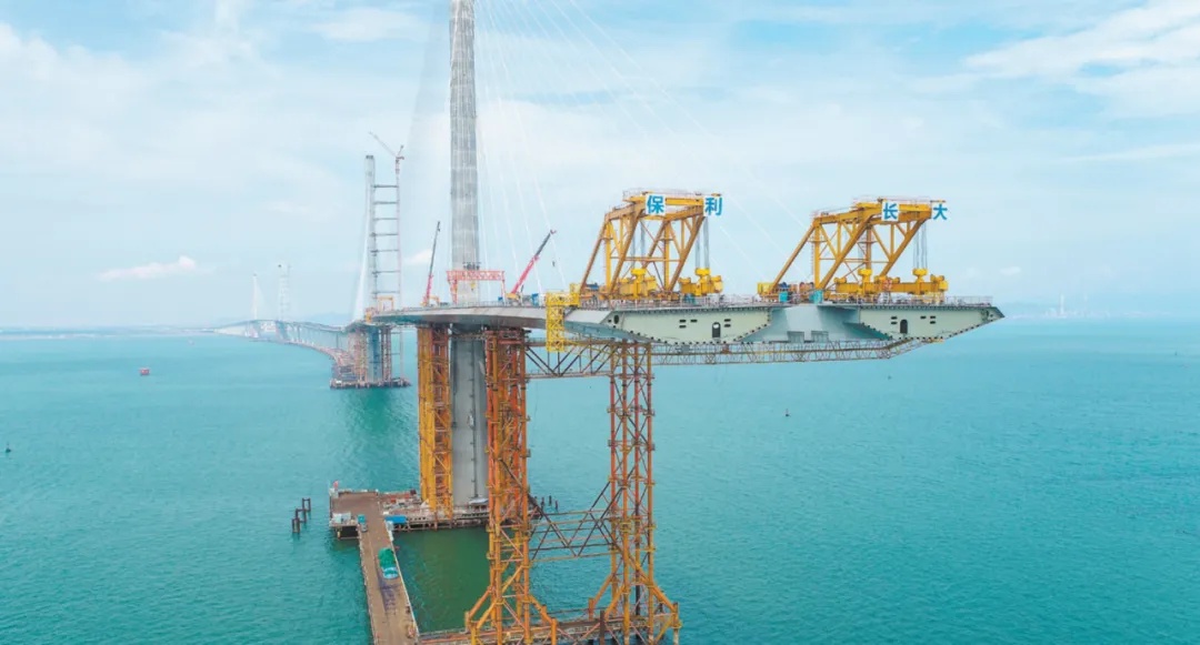 黄茅海跨海通道进度条刷新啦→ 黄茅海跨海通道进度条刷新啦→