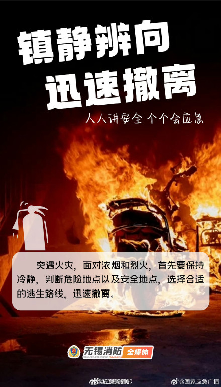 火灾现场这样逃生