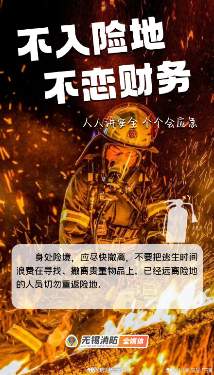 火灾现场这样逃生