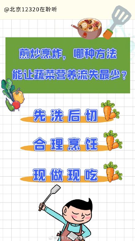 煎炒烹炸,哪种方法能让蔬菜营养流失最少? 煎炒烹炸,哪种方法能让蔬菜营养流失最少?