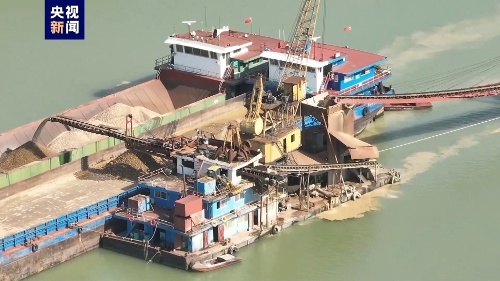 保护区竟成采砂区!督察组进驻前仍日夜不停 保护区竟成采砂区!督察组进驻前仍日夜不停