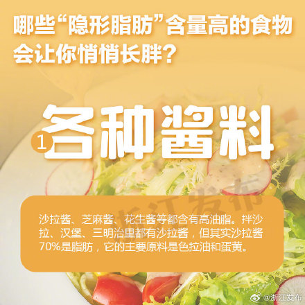 你知道吗？这些食物实际上含有很多脂肪