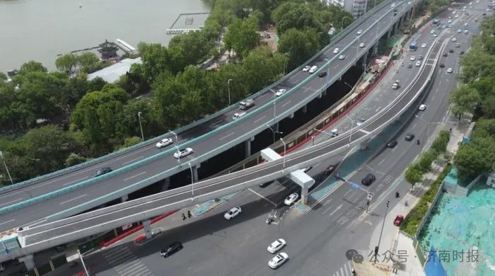 济南顺河高架新匝道，正式通车了