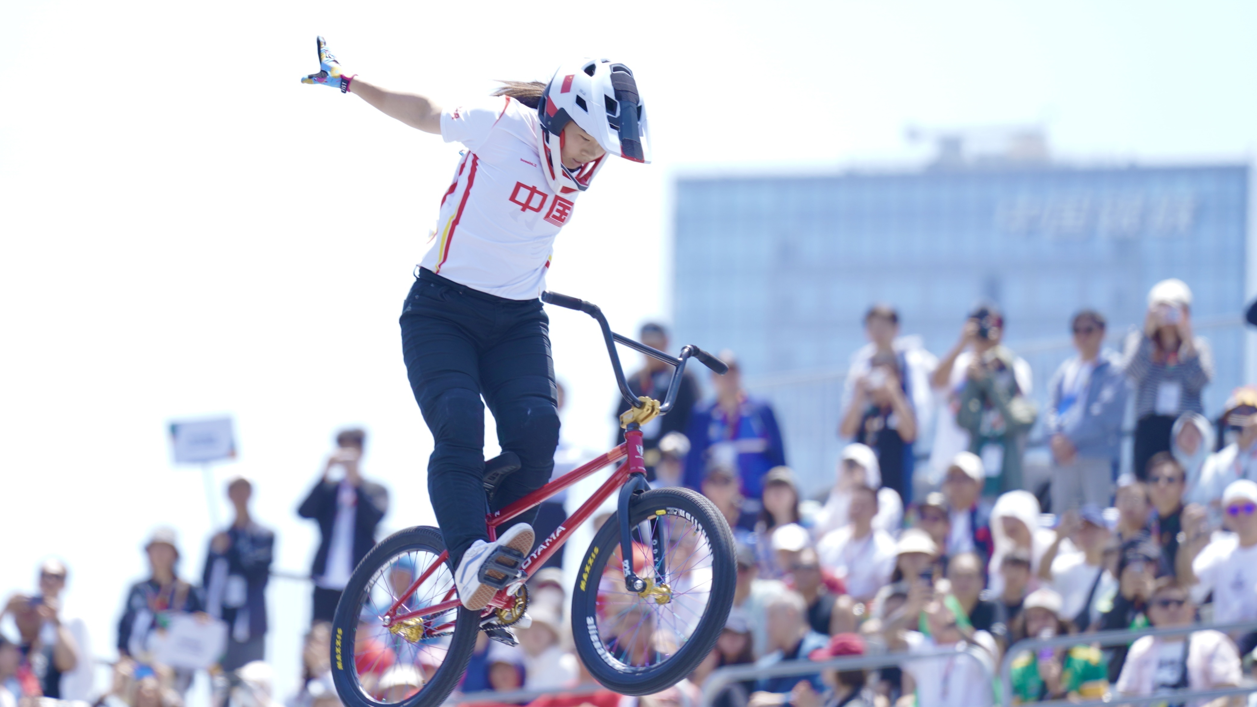孙思蓓夺得奥运会资格系列赛女子自由式小轮车冠军 孙思蓓夺得奥运会资格系列赛女子自由式小轮车冠军