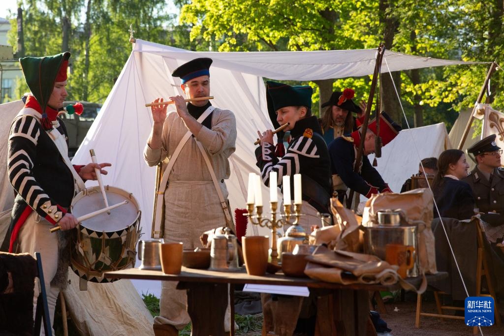 俄罗斯圣彼得堡开展“夜游博物馆”活动 俄罗斯圣彼得堡开展“夜游博物馆”活动