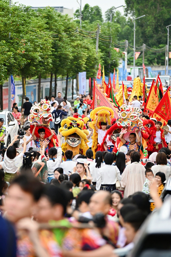 端午氛围有了！广东东莞开启“龙舟月”