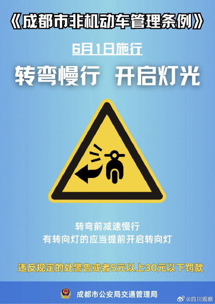 注意啦！成都骑电动车耍手机要罚款了
