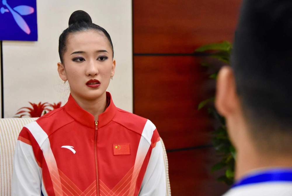 完成度决定成败 中国风彰显美感——专访中国艺术体操队队员王子露