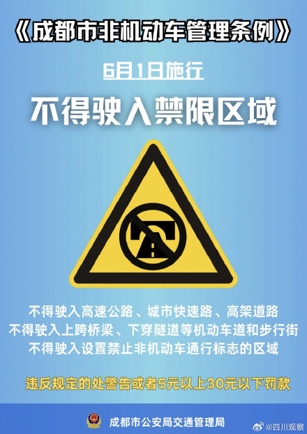注意啦！成都骑电动车耍手机要罚款了
