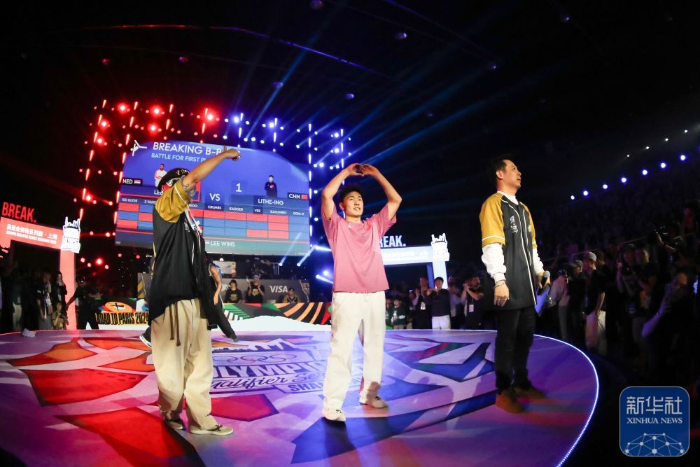 巴黎奥运预备式丨奥运会资格系列赛上海站：亓祥宇获霹雳舞亚军