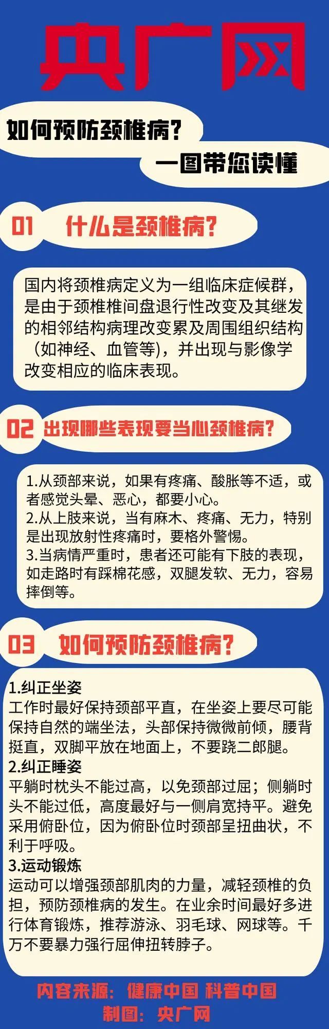 世界脊柱健康日丨如何预防颈椎病?一图读懂 世界脊柱健康日丨如何预防颈椎病?一图读懂