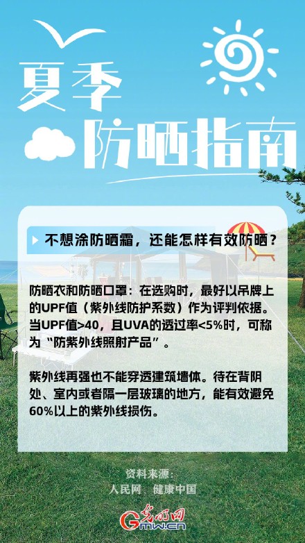夏季该如何科学防晒为了你的颜，请收好这份防晒攻略！