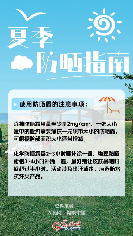 夏季该如何科学防晒为了你的颜，请收好这份防晒攻略！