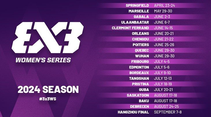 杭州将举办国际篮联三人篮球女子系列赛总决赛