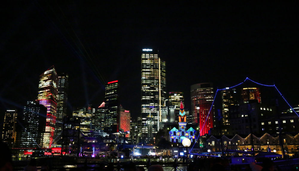 澳大利亚：“缤纷悉尼”灯光音乐节开幕