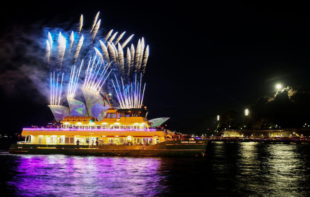 澳大利亚：“缤纷悉尼”灯光音乐节开幕