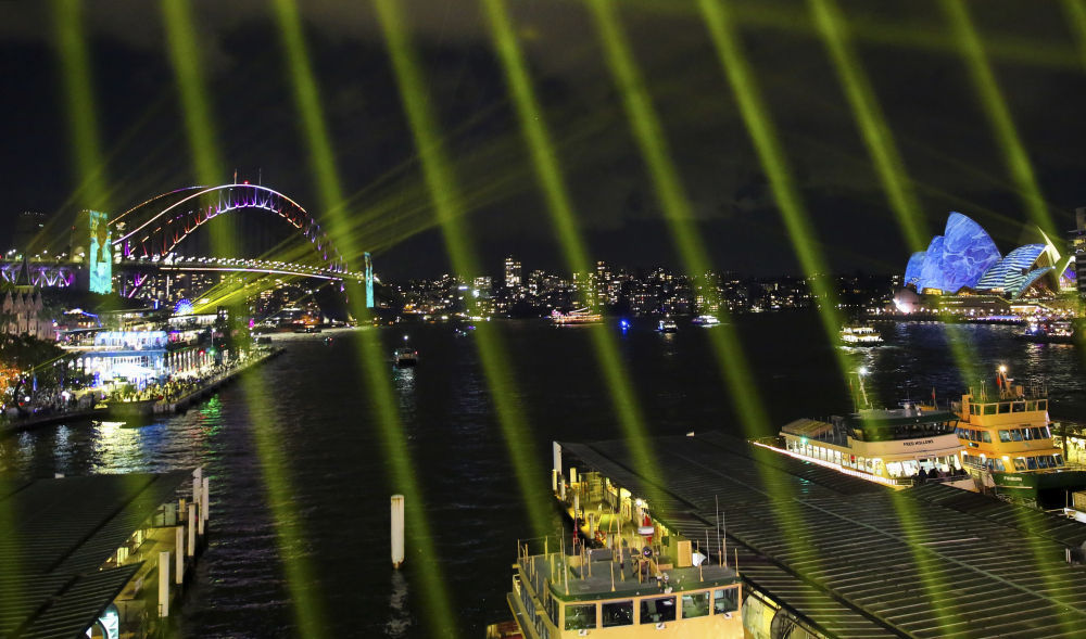 澳大利亚：“缤纷悉尼”灯光音乐节开幕