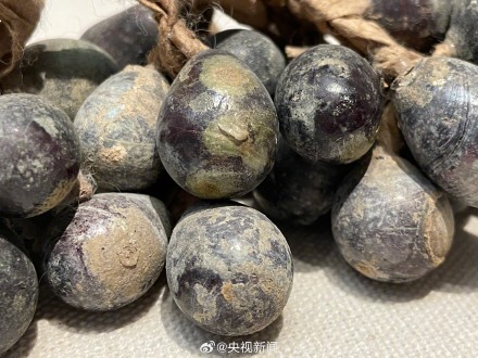 不可思议!这串烂葡萄竟是古人用玻璃吹的 不可思议!这串烂葡萄竟是古人用玻璃吹的