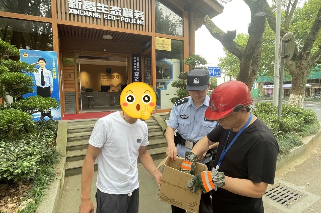 大眼“萌”禽“落难”,新昌生态警长出手相助 大眼“萌”禽“落难”,新昌生态警长出手相助