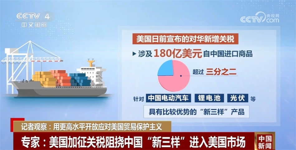 中国应对美国贸易保护主义打出“组合拳” 更高水平开放展现大国担当