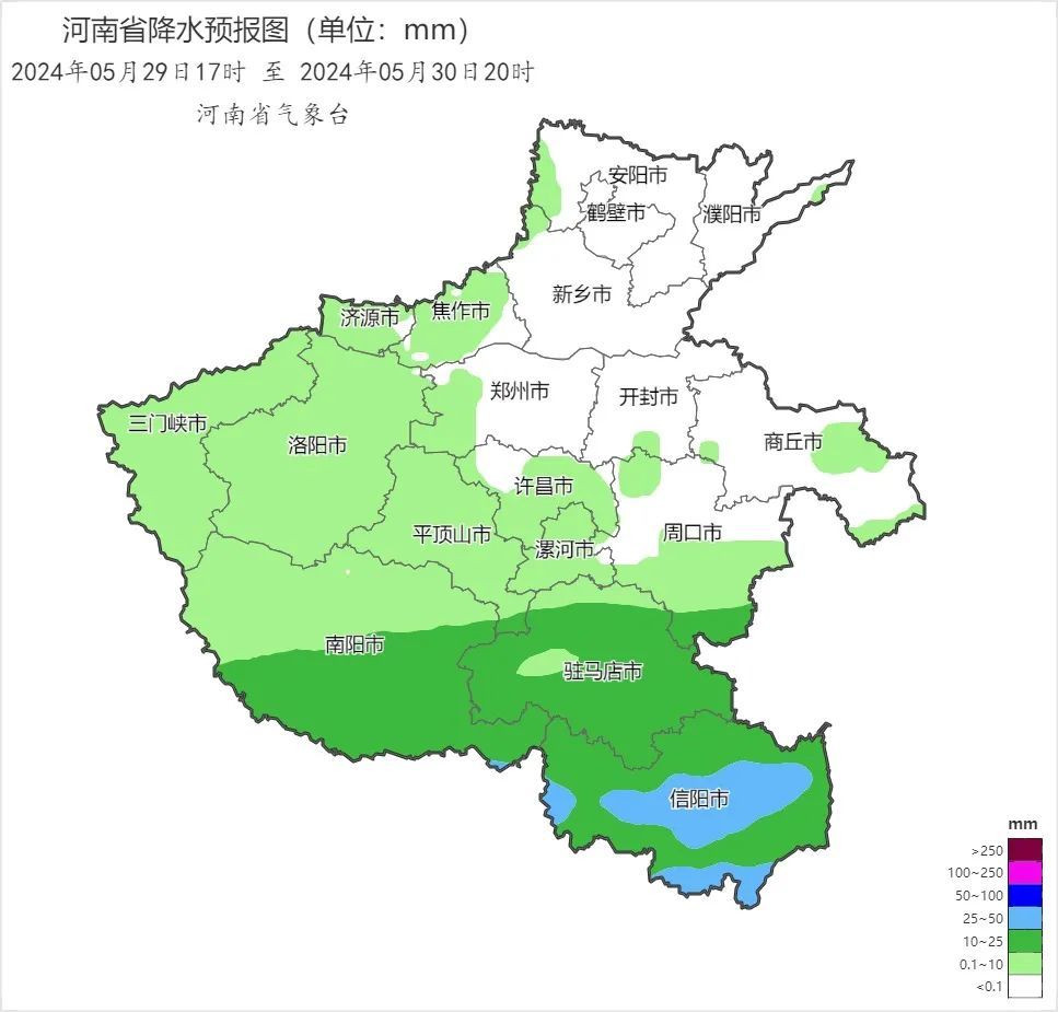 本周，河南有大范围降水，多地中雨