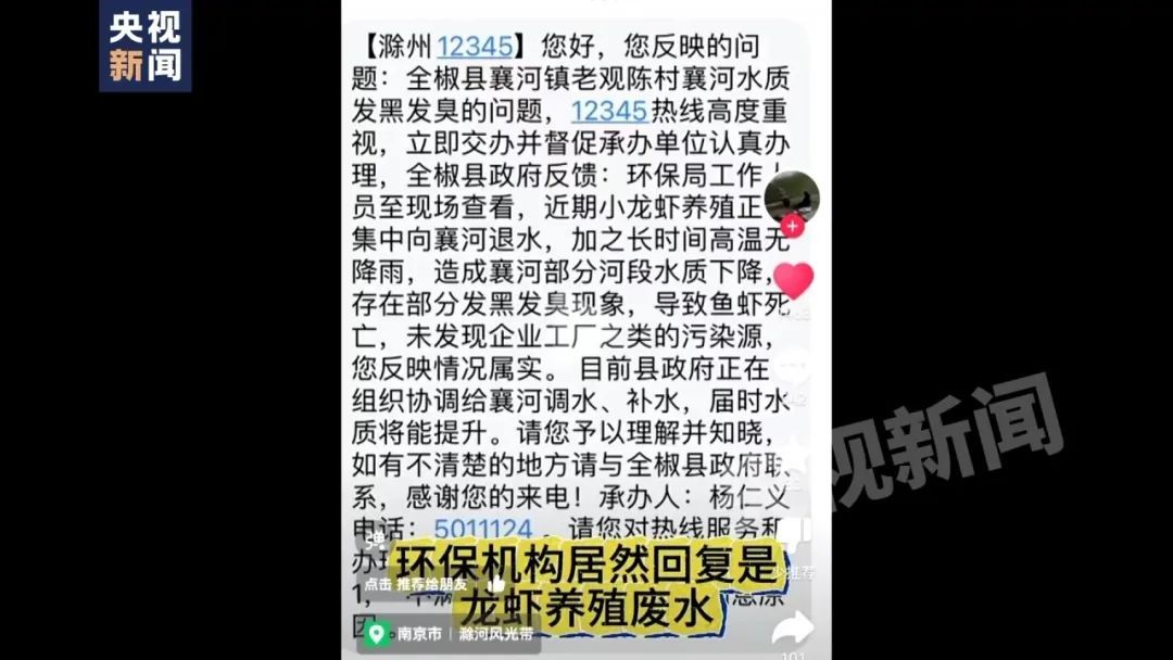 一线调查！恶臭熏天、大量鱼虾死亡，这条长江支流怎么了？