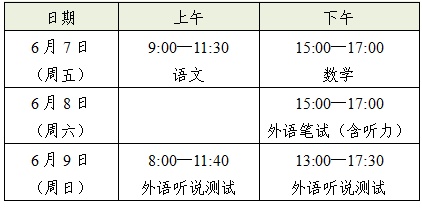 2024年上海高考时间公布！这些事项需注意→