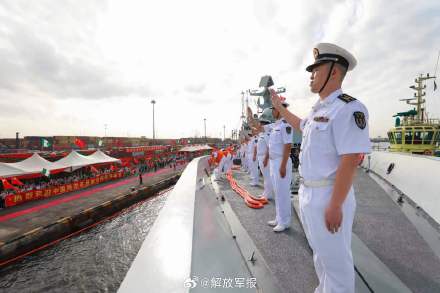 海军第46批护航编队许昌舰抵达尼日利亚参加多边联合演习 海军第46批护航编队许昌舰抵达尼日利亚参加多边联合演习