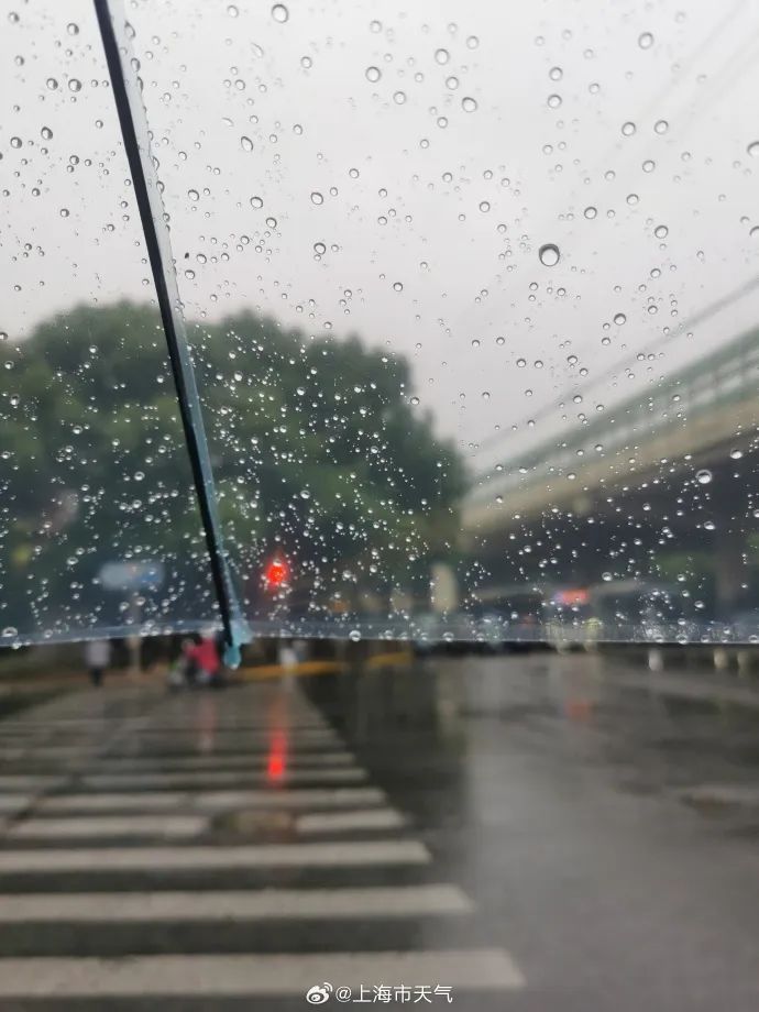 上海雨势加强，累积中等，明早上班时段有影响！具体预报→