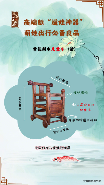 专属童车？练字“神器”？一起来看文物中的童趣用品