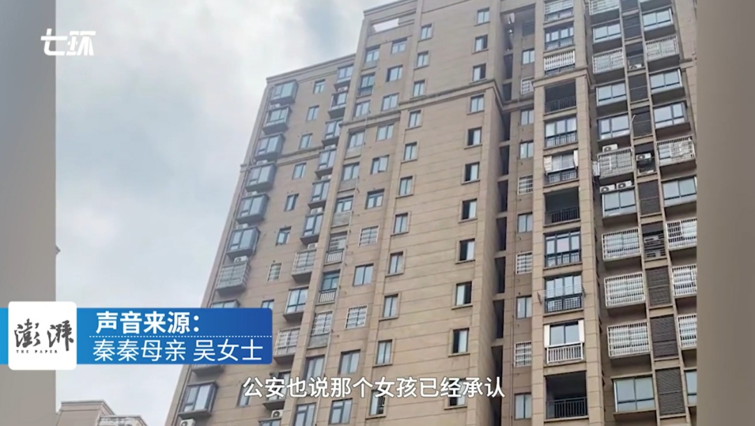 谭某某（女，13岁，智力障碍人员）将秦某（女，2岁）推下17楼