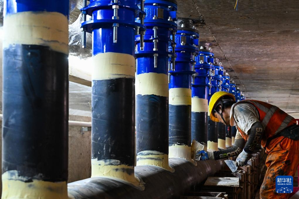 深圳南山水厂建设初具规模 深圳南山水厂建设初具规模