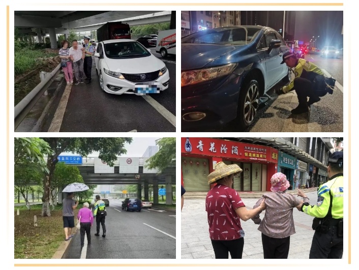 赠“人民的奥特曼”！深圳交警收到一面“666”锦旗……