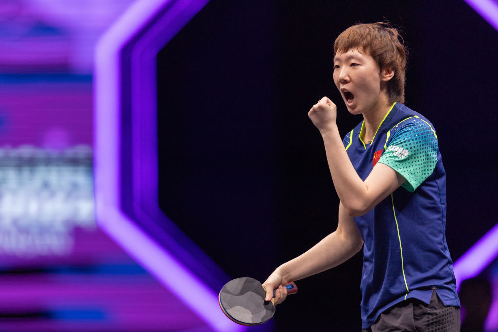 乒乓球——WTT重庆冠军赛:王曼昱晋级 乒乓球——WTT重庆冠军赛:王曼昱晋级