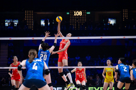 2024世界女排联赛：中国女排1比3日本女排