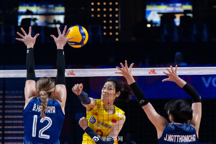 2024世界女排联赛:中国女排3比0战胜泰国女排 2024世界女排联赛:中国女排3比0战胜泰国女排