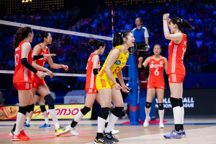 2024世界女排联赛：中国女排1比3日本女排