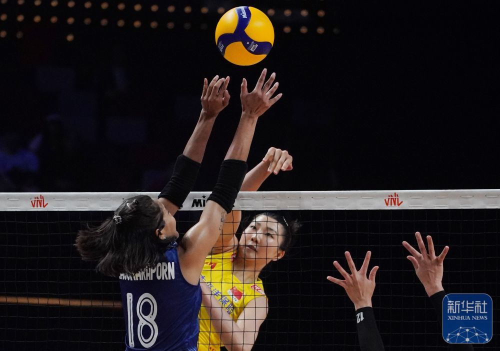 世界女排联赛澳门站中国胜泰国 朱婷首发登场