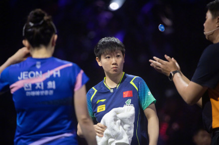 孙颖莎晋级女单八强