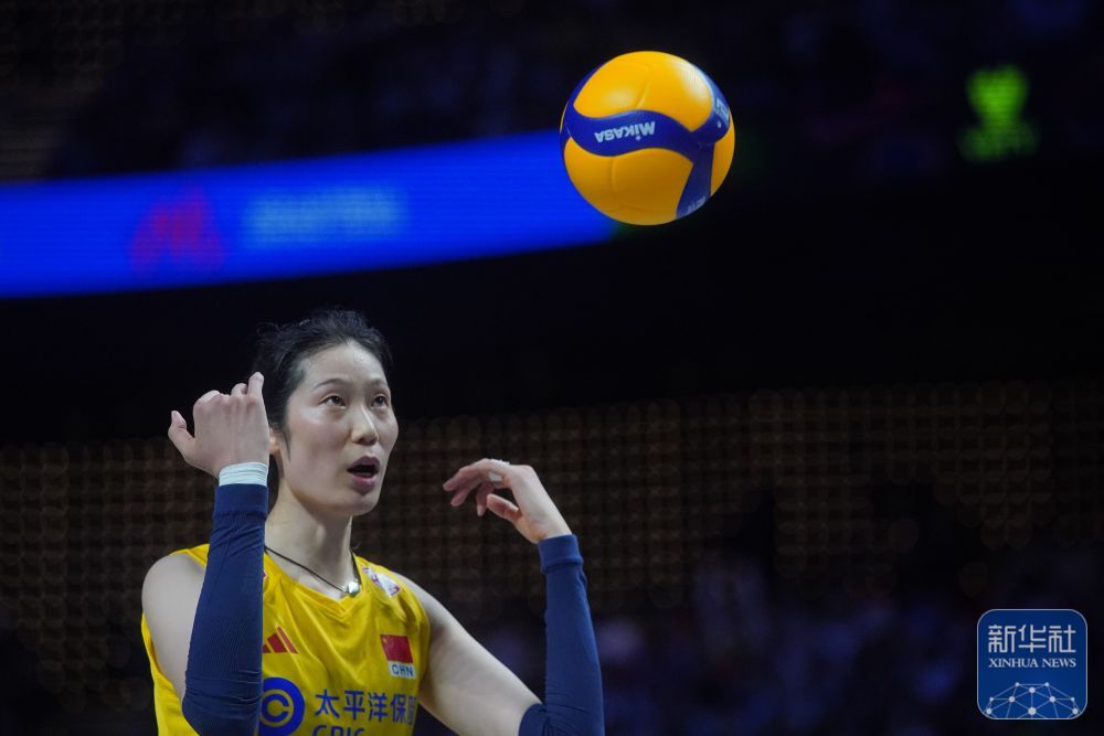 世界女排联赛澳门站中国胜泰国 朱婷首发登场