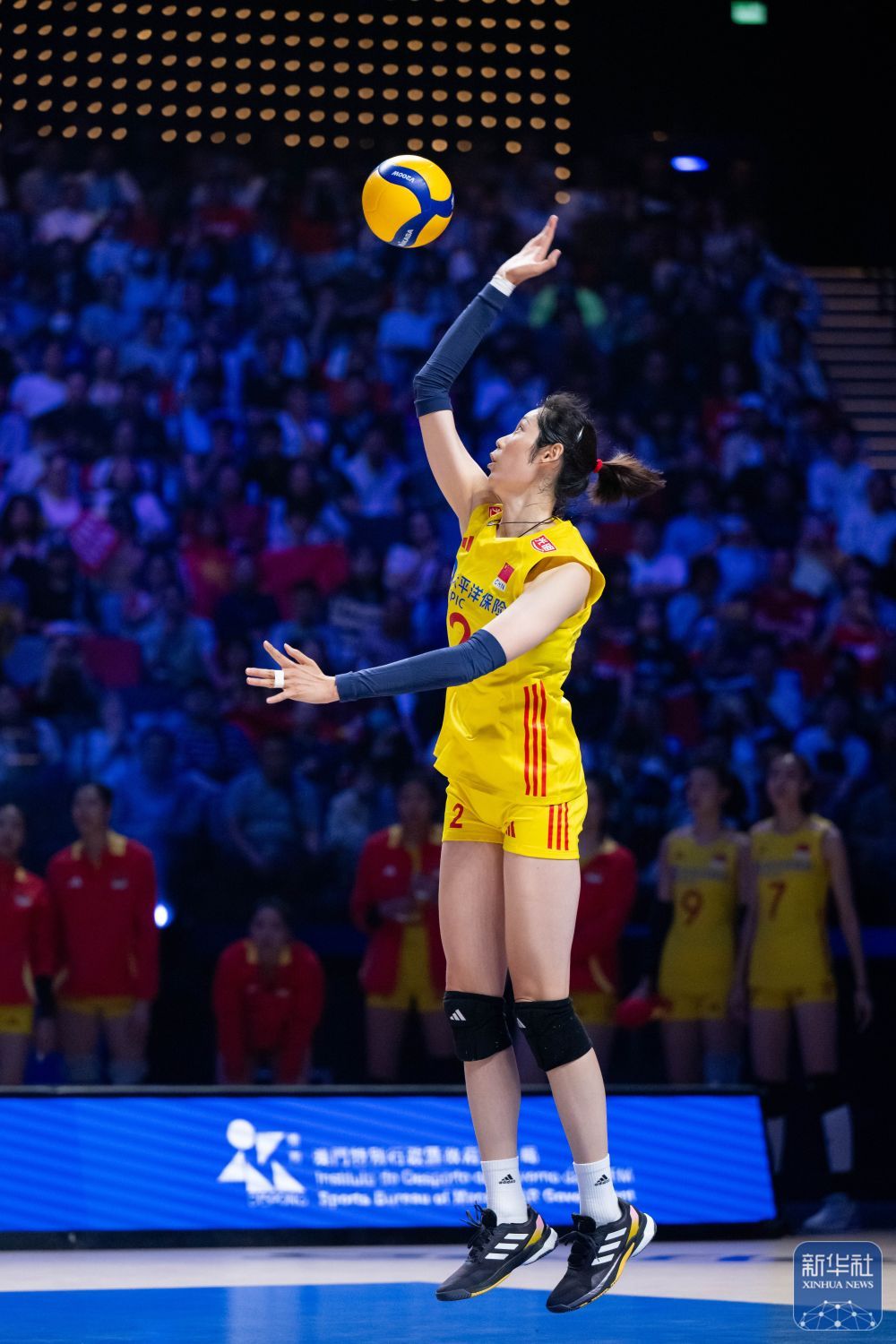 世界女排联赛澳门站中国胜泰国 朱婷首发登场