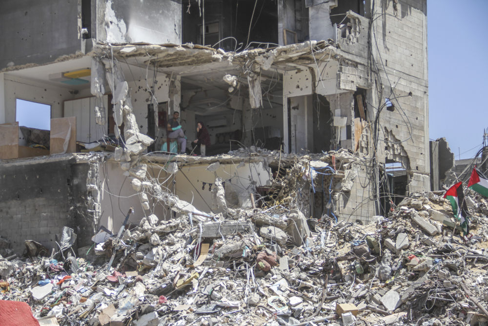 探访以军撤离后的杰巴利耶难民营